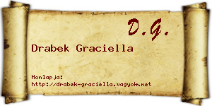 Drabek Graciella névjegykártya